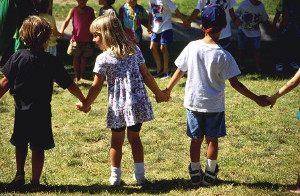 kids playing outdoors